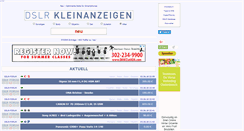 Desktop Screenshot of dslr-kleinanzeigen.de
